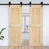  Vrata NARVIK 70 x 210 cm Čvrsta borovina (neobrađena) Prirodna | shoptok.hr