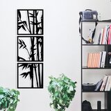 Wallity zidna dekoracija Tuyunju, 36x110cm, Crna | ePonuda.com