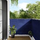  The Living Store Balkonsko platno modro 120x1000 cm 100 % poliestrski oxford - Balkonsko Platno, (21498473) Cene