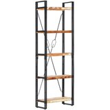Police za knjige 5 razina 60x30x180 cm masivno obnovljeno drvo | shoptok.hr