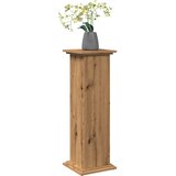  Stalak za izložbu s spremištem boja hrasta 31x30x90 cm drveni | shoptok.hr