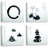 Wallity Slike u setu od 4 komada 30x30 cm Japanese Zen - Cijene