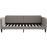  Izvlečna dnevna postelja s predali taupe 80x200 cm blago, (20936980) | Shoptok.si