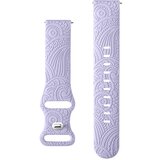 Carven Pattern silikonska narukvica za sat 20mm - Purple Cijene