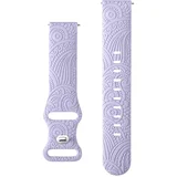 Pattern silikonska narukvica za sat 20mm - Purple