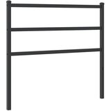  Metalno zamjensko uzglavlje crno 107 cm | shoptok.hr