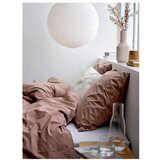 Södahl Smeđa posteljina za krevet za jednu osobu od pamučnog perkala 140x200 cm Crisp – | shoptok.hr