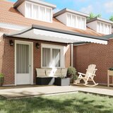 Nadstrešnica Bijelo 400 × 300 cm Poliester i aluminij | shoptok.hr