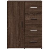 vidaXL Komoda rjavi hrast 59x39x80 cm inženirski les | Shoptok.si