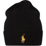Polo Ralph Lauren Vunena kapa boja: crna, od tanke pletenine, vunena | shoptok.hr