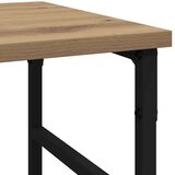 vidaXL s pohranom Smeđa 102 x 32 x 73.5 cm Konstruirano drvo | shoptok.hr