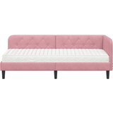  Kutni okvir kreveta Ružičasta 80 x 200 cm Baršun | Eponuda.ba
