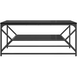  Kava Stol Crni hrast 90 x 50 x 40 cm Inženjerska drva i čelik | Eponuda.com