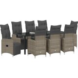 Vrtni set za objed 9 kom. Bež poliratan | shoptok.hr