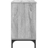 vidaXL Kopalniška omara za umivalnik Siva sonoma 60.5 x 33.5 x 61 cm | Shoptok.si