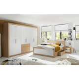MID.YOU SPALNICA, bela, barve hrasta | Shoptok.si