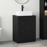  Set namještaja za kupaonicu Crni hrast Konstruirano drvo | shoptok.hr