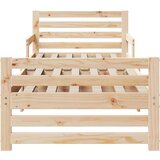  Raztezno posteljno okvir za otroke Rjava 80 x 130 / 165 / 200 cm | Shoptok.si