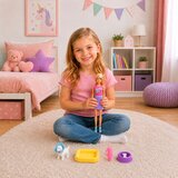 Anlily lutka s bijelim psom u setu ogrlice, kreveta i dodataka | shoptok.hr