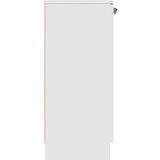 Komoda bela 60x30x70 cm konstruiran les, (21073357) | Shoptok.si