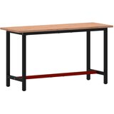  Radni stol 150x55x81,5 cm od masivne bukovine i metala | shoptok.hr