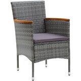  5-dijelni vrtni blagovaonski set sivi | shoptok.hr