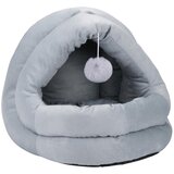  PET COMFORT Krevet za mačke sa visećom lopticom Sivi 42 × 40 × 38 cm Cene