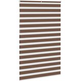 Zebra zavjesa Smeđa 145x230 cm Širina tkanine 140,9 cm Poliester | Shoptok.si