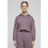 Urban Classics Women's cropped hoodie Terry Hoodie purple Cijene