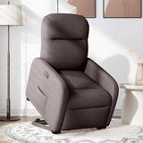 Maison Chic Električni naslanjač - Relax naslanjač s funkcijo vstajanja temno rjavo blago, (22062673) Cene