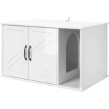  Mačja Kuća Sjajno bijelo 85 x 55 x 50 cm Konstruirano drvo | Eponuda.com