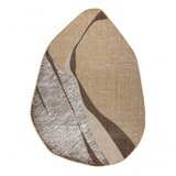 RugsX ORGANIC 2739 sisal preproga Kamen naravna / ecru – moderna nepravilna oblika 133x190 cm, (5000177323) | Shoptok.si