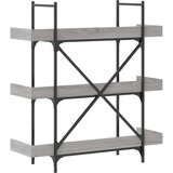  Regal za knjige 3 razine boja hrasta 100 x 33 x 108,5 cm drveni | shoptok.hr