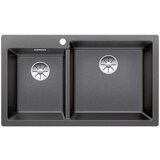Blanco sudoper PLEON 9 InFino SILGRANIT ANTRACIT, BAZEN DESNO, bez dalj. upr. | shoptok.hr
