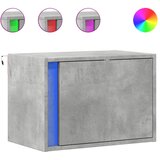 Maison Chic Stenska Nočna omarica - Nočna miza z LED lučkami betonsko siva, (21687372) Cene
