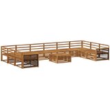  Setovi sofa 11 kom. Čvrsto drvo akacije | shoptok.hr
