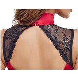 Cottelli - čipkasti body s ogrlicom (crveni) Cijene