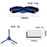 INORCO zdruljiv Cecotec Conga 1090 1790 Titanium Ultra robotski sesalnik Rezervni deli Dodatki Glavna stranska krtaa Hepa filter, (22018694) | Shoptok.si