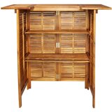 Barska barski stol od masivnog bagremovog drva 110 x 50 x 105 cm | shoptok.hr