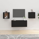 vidaXL Zidni TV ormarići 2 kom Crna 40x34,5x40 cm Cijene