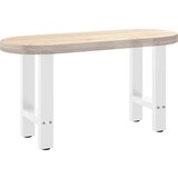  Noge za klub stolić bijele 2 kom 38 x (42-43) cm čelik | shoptok.hr