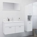 Maison Chic Komplet kopalniškega pohištva - Kopalniški sestavi bele barve iverna plošča, (21787581) | Shoptok.si