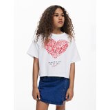 Desigual Majica 'Minime' rdeča / črna / bela | Shoptok.si