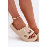 Boto Foam Slippers With Clips Beige Redienna | Shoptok.si