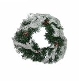  božićni vijenac za vrata, snijeg, 30 cm | ePonuda.com