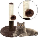  Grebalica za mačke – Toranj 40 cm x 30 cm, tamno smeđa | shoptok.hr