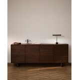 Kave Home Temno rjava komoda v orehovem dekorju 194,5x78x45 cm Norlen – | Shoptok.si