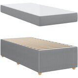  Krevetna konstrukcija Svijetlo siva 90 x 190 cm tkanina | shoptok.hr