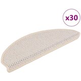 vidaXL Samolepilne preproge za stopnice sisal 30 kos 65x21x4 cm berber | Shoptok.si