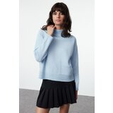 Trendyol Blue Pocket Detailed Soft Textured Knitwear Sweater | shoptok.hr